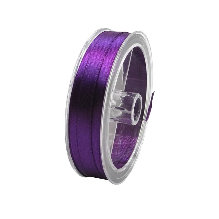 Satin Band lila 6,5 mm 1 Spule = 10 m, Bild 1 von 2
