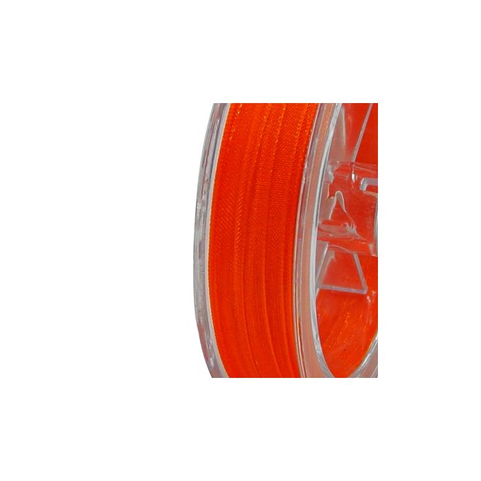 Organza Band orange 3,2 mm 1 Spule = 10 m, Bild 2 von 2