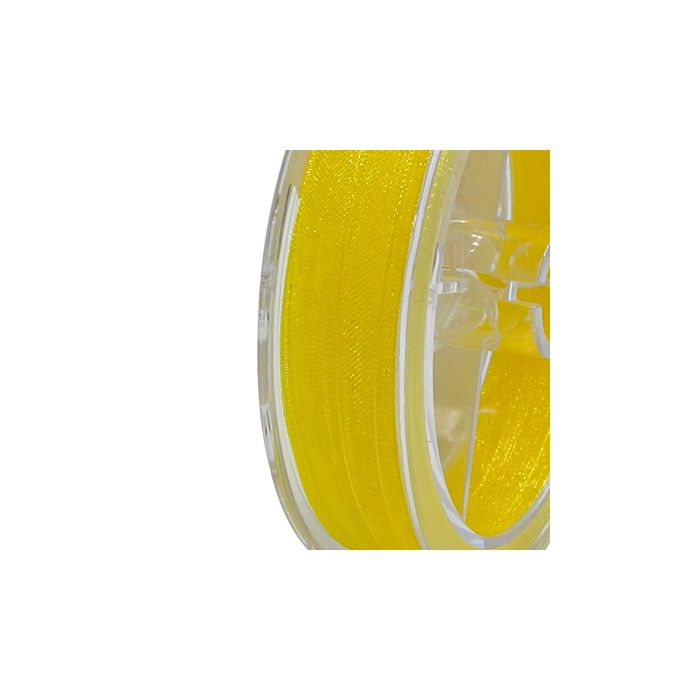 Organza Band gelb 3,2 mm 1 Spule = 10 m, Bild 2 von 2