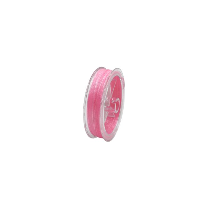 Organza Band dunkelrosa 3,2 mm 1 Spule = 10 m, Bild 1 von 2