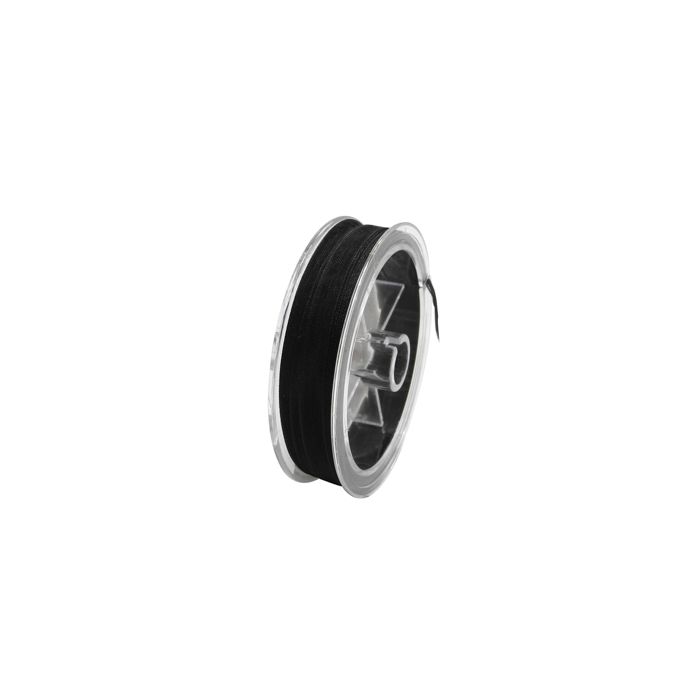 Organza Band schwarz 3,2 mm 1 Spule = 10 m, Bild 1 von 2
