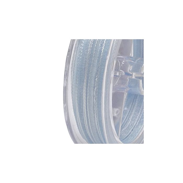 Organza Band hellgrau 3,2 mm 1 Spule = 10 m, Bild 2 von 2