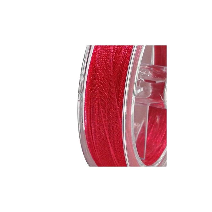 Organza Band fuchsia 3,2 mm 1 Spule = 10 m, Bild 2 von 2