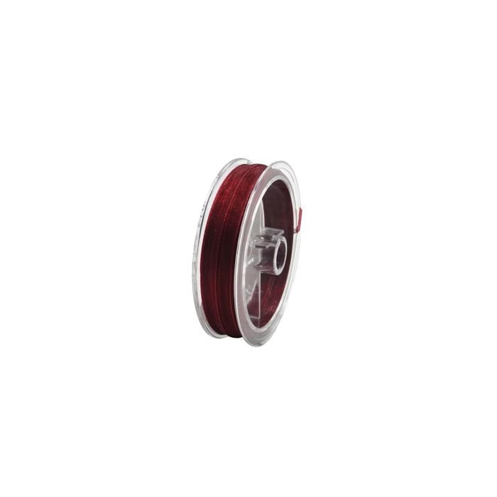 Organza Band weinrot 3,2 mm 1 Spule = 10 m, Bild 1 von 2