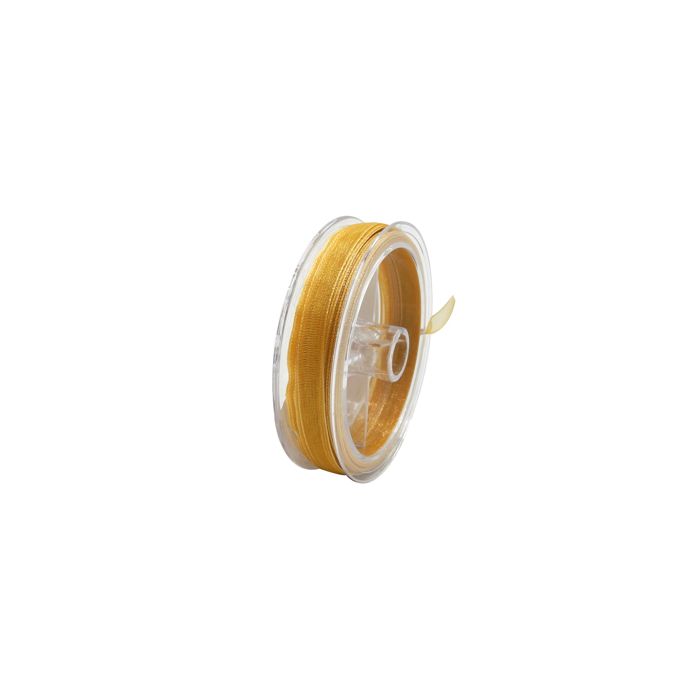 Organza Band hellbraun 6,5 mm 1 Spule = 10 m 5St 1686-65791 4016490855248  
