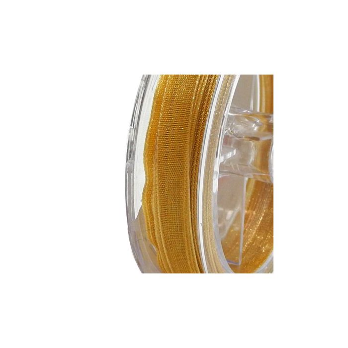 Organza Band hellbraun 6,5 mm 1 Spule = 10 m 5St 1686-65791 4016490855248  