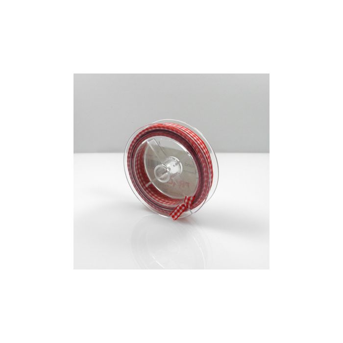 Karoband hellrot-weiß 6 mm 1 Sp = 10m 5St 1687-60231 4016490693741  