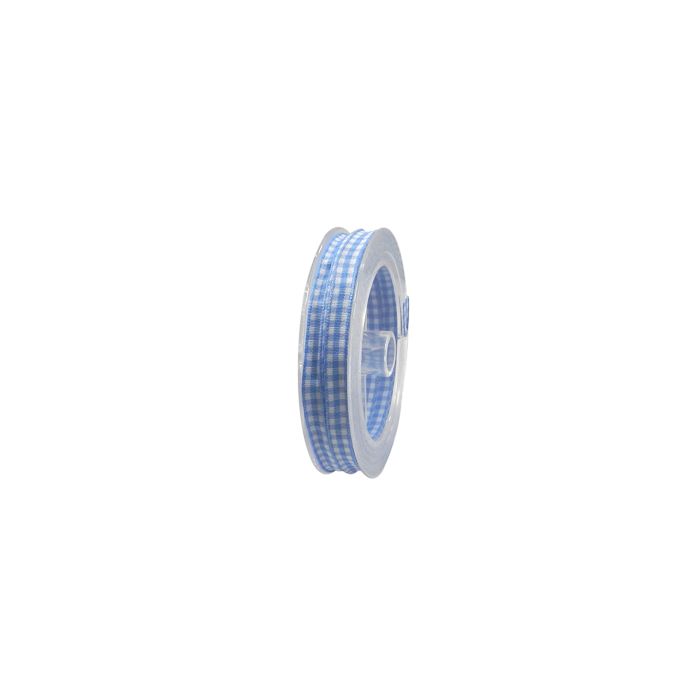 Karoband hellblau-weiß 6 mm 1 Sp = 10m 5St 1687-60441 4016490852025  