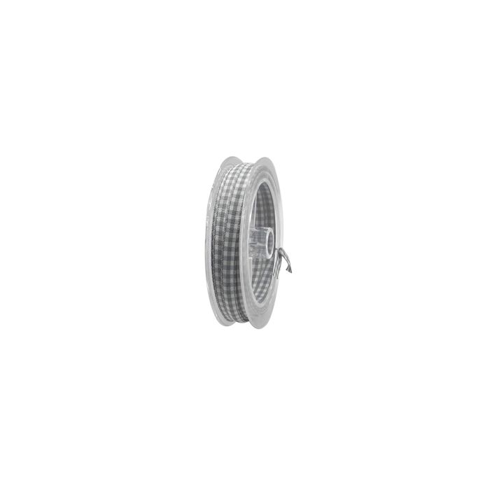 Karoband grau-weiß 6 mm 1 Sp = 10m 5St 1687-60461 4016490852070  