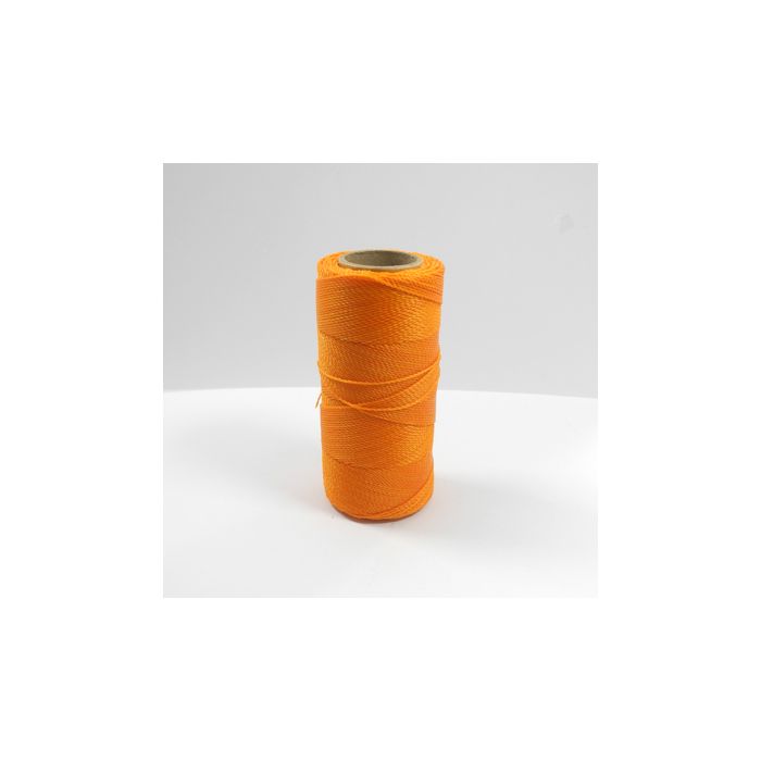 Mikro Makramee gewachstes Polyestergarn orange 1 mm Spule ca. = 180 m, Bild 2 von 2