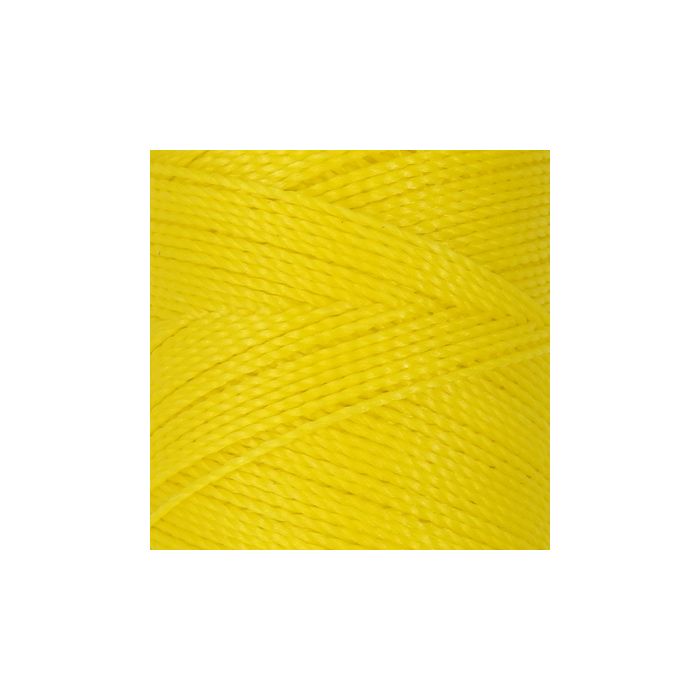Mikro Makramee gewachstes Polyestergarn gelb 1 mm Spule ca. = 180 m 1Sp 1694-10091 4016490908098  