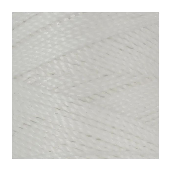 Mikro-Makramee-Garn 1 mm Weiß – 10 m
