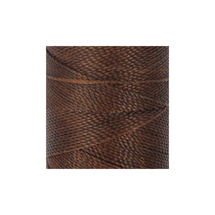 Mikro Makramee gewachstes Polyestergarn dunkelbraun 1 mm Spule ca. = 180 m 1Sp 1694-10201 4016490908159  