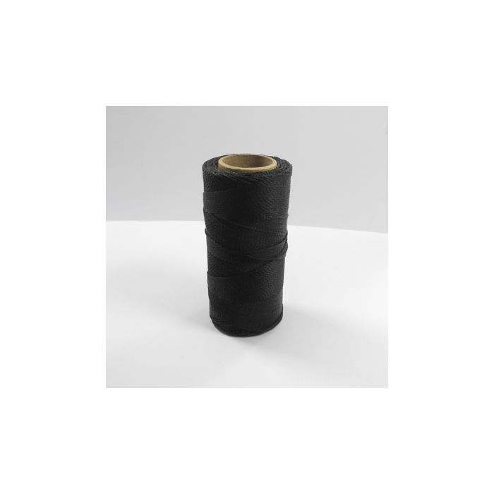 Mikro Makramee gewachstes Polyestergarn schwarz 1 mm Spule ca. = 180 m 1Sp 1694-10291 4016490908197  