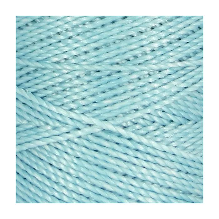 Mikro-Makramee-Garn 1 mm Hellblau – Spule ca. 180 m