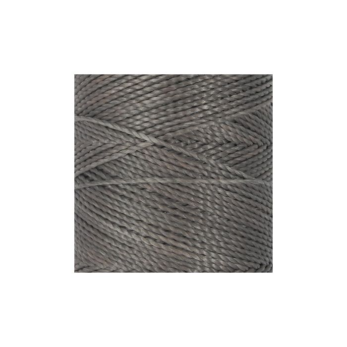 Mikro Makramee gewachstes Polyestergarn grau 1 mm Spule ca. = 180 m 1Sp 1694-10461 4016490908210  
