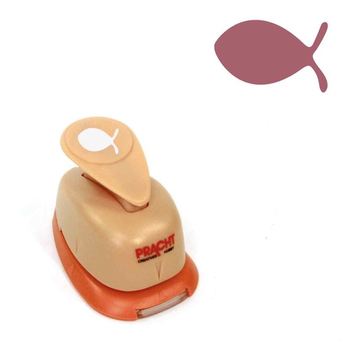 Motivstanzer klein Fisch Symbol 15 mm, Bild 1 von 4