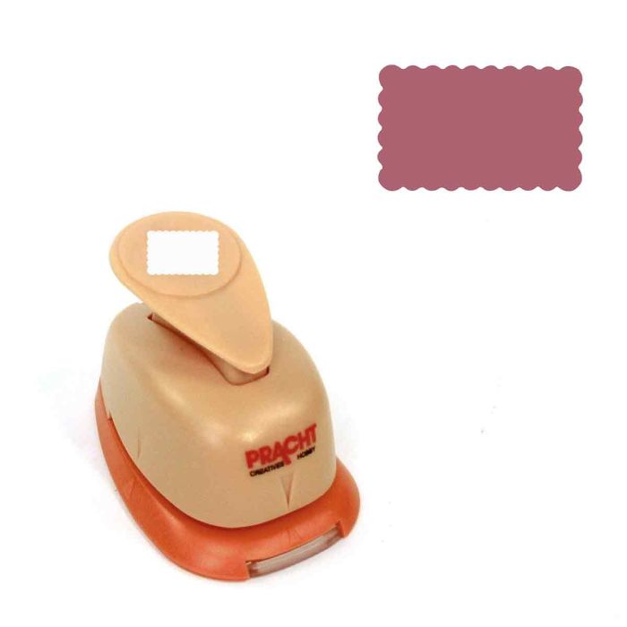 Motivstanzer klein Rechteck gewellt 14x8mm, Bild 1 von 4
