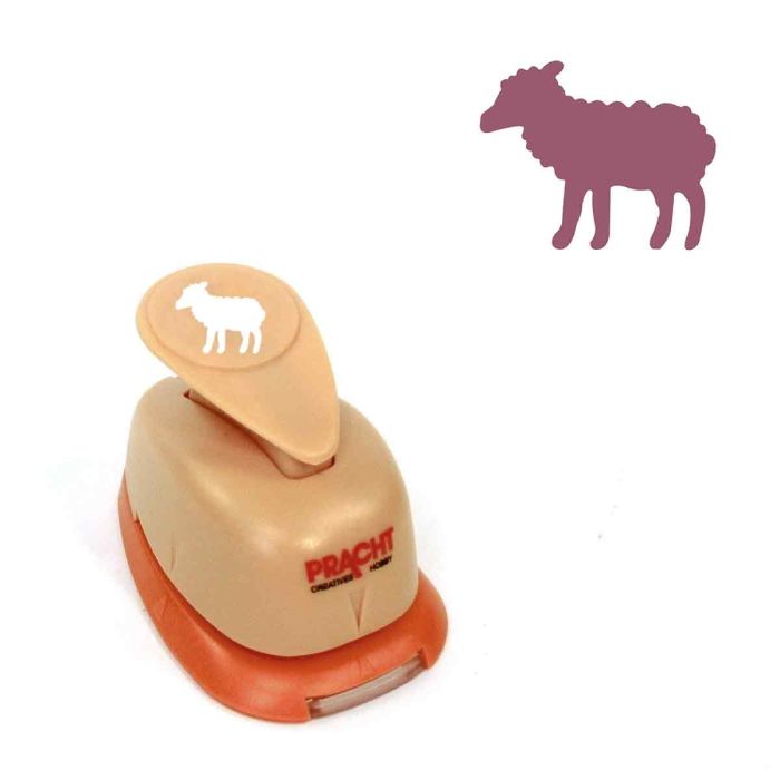 Motivstanzer klein Lamm 15 mm Pracht Creatives Hobby Motivlocher, Papierstanzer, Stanzer