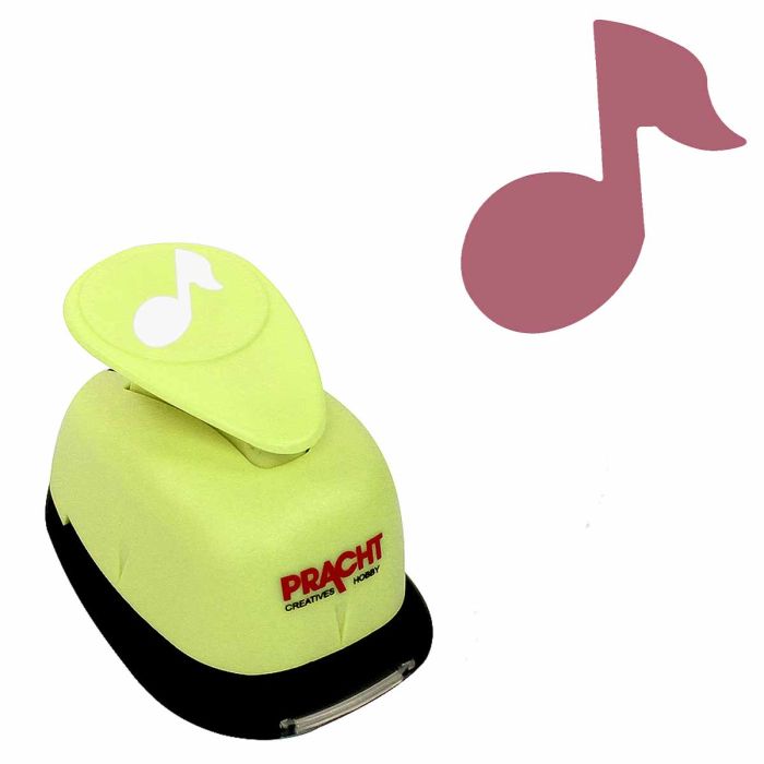 Motivstanzer Jumbostanzer Note 25 mm Pracht Creatives Hobby Motivlocher, Papierstanzer
