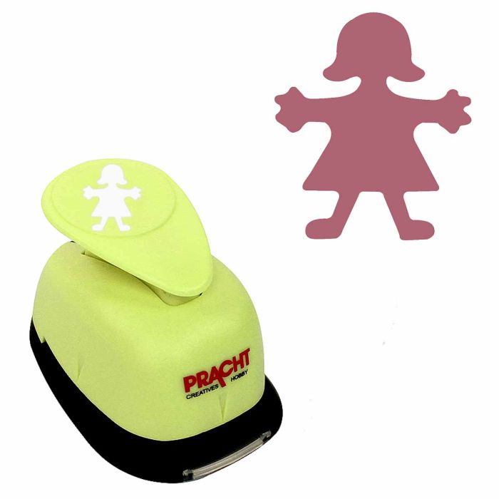 Motivstanzer Jumbostanzer Mädchen 25 mm Pracht Creatives Hobby Motivlocher, Papierstanzer
