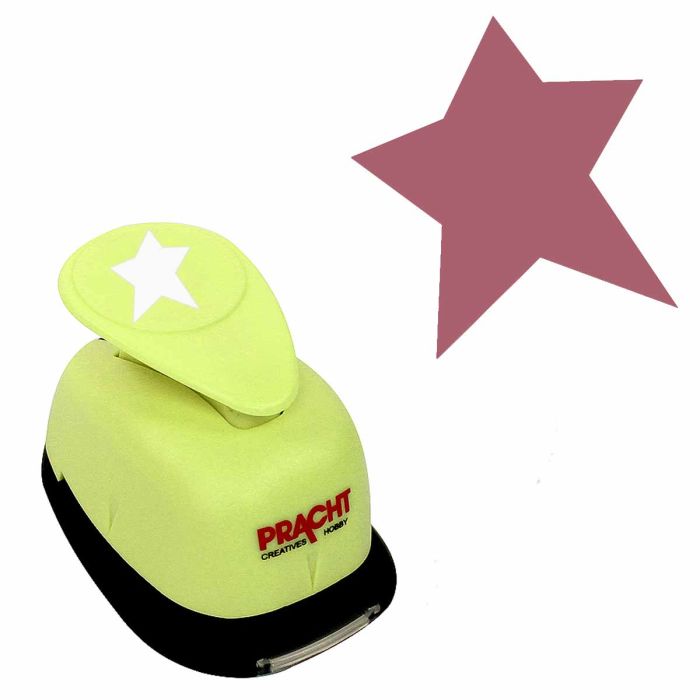Motivstanzer Jumbostanzer Stern 25 mm Pracht Creatives Hobby Motivlocher, Papierstanzer