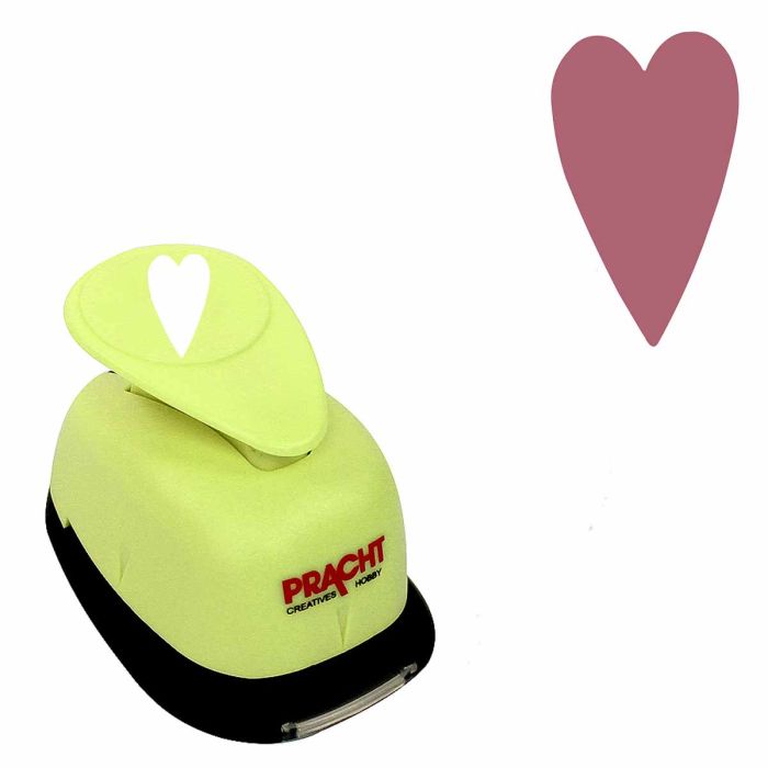 Motivstanzer Jumbostanzer Herz 25 mm Pracht Creatives Hobby Motivlocher, Papierstanzer