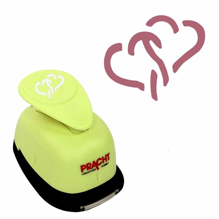 Motivstanzer Jumbostanzer moderne Herzen 25 mm Pracht Creatives Hobby Motivlocher, Papierstanzer
