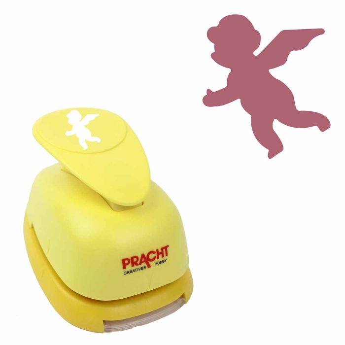 Motivstanzer groß Engel 38 mm Pracht Creatives Hobby Motivlocher, Papierstanzer