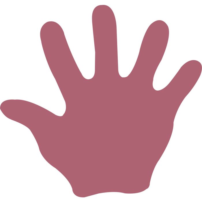 Motivstanzer groß Hand 38 mm Pracht Creatives Hobby Motivlocher, Papierstanzer