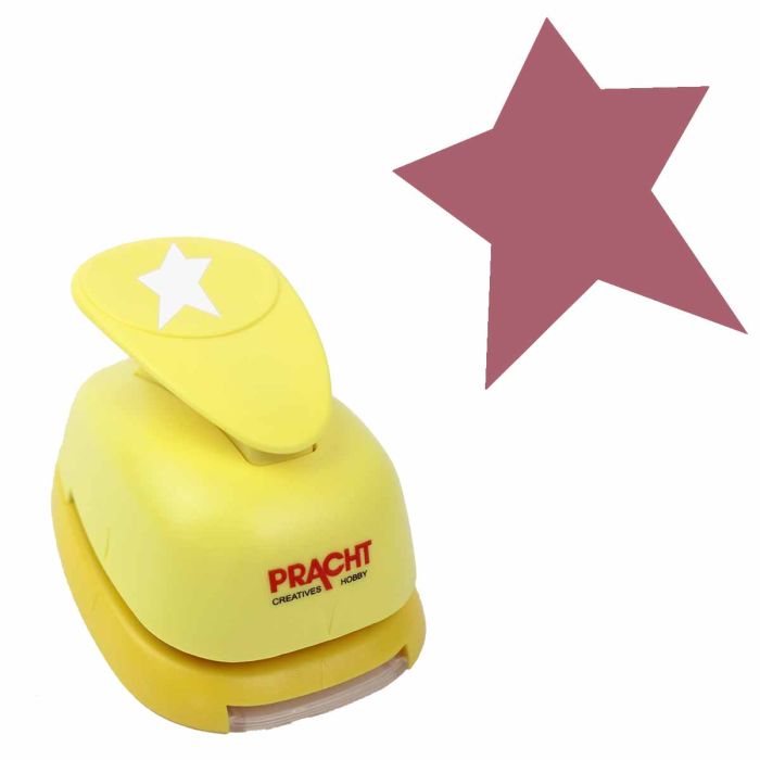 Motivstanzer groß Stern 38 mm Pracht Creatives Hobby Motivlocher, Papierstanzer