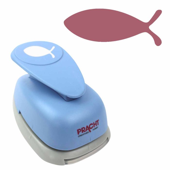 Riesenstanzer Fisch 45 mm Pracht Creatives Hobby Motivlocher, Papierstanzer
