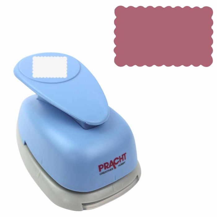 Riesenstanzer Rechteck gewellt 45x27mm Pracht Creatives Hobby Motivlocher, Papierstanzer