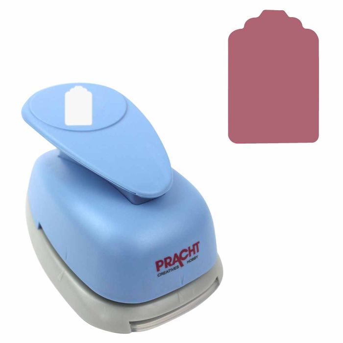 Riesenstanzer Preisschild 45x30mm Pracht Creatives Hobby Motivlocher, Papierstanzer