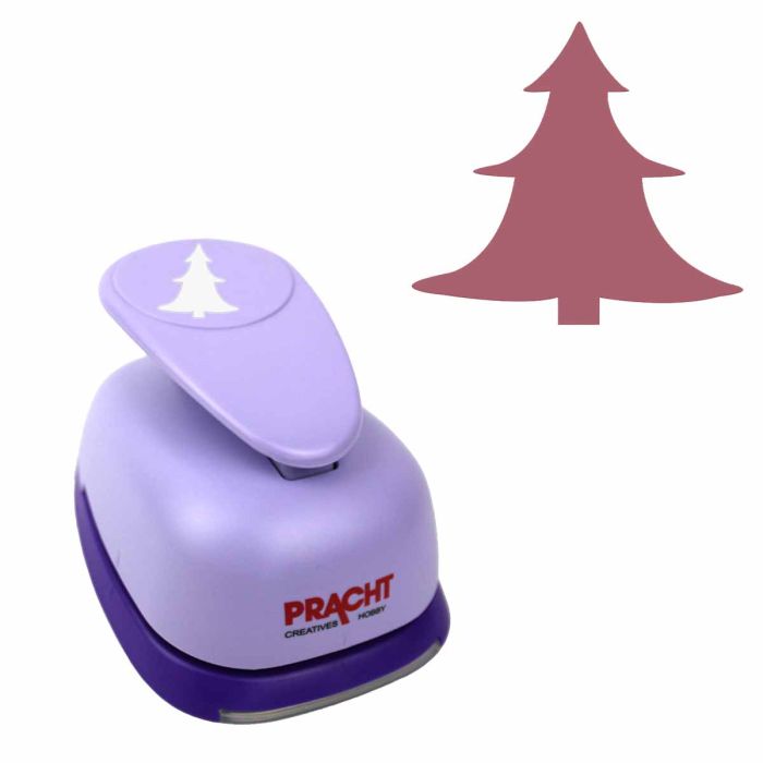 Super-Jumbo Stanzer Tannenbaum 65 mm Pracht Creatives Hobby Motivlocher, Papierstanzer
