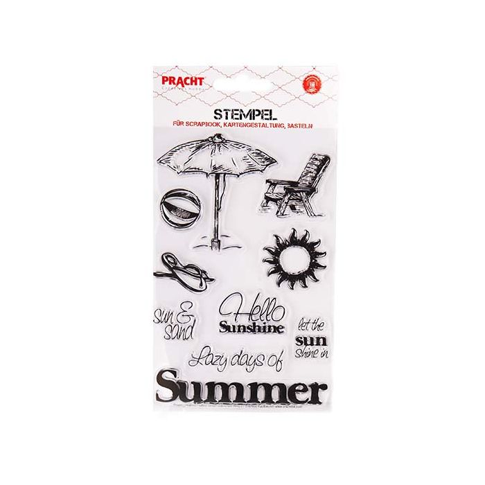 Motivstempel Summer transparent 100x150 mm