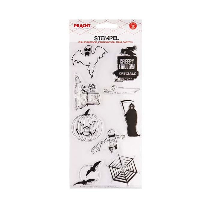 Motivstempel Halloween transparent 100x200 mm 5SB 1850-27131 4016490826828  
