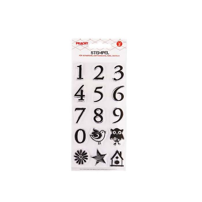 Motivstempel Zahlen transparent 75x150 mm 5SB 1850-31131 4016490826842  