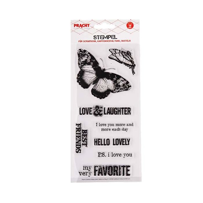 Motivstempel Schmetterling transparent 100x200 mm