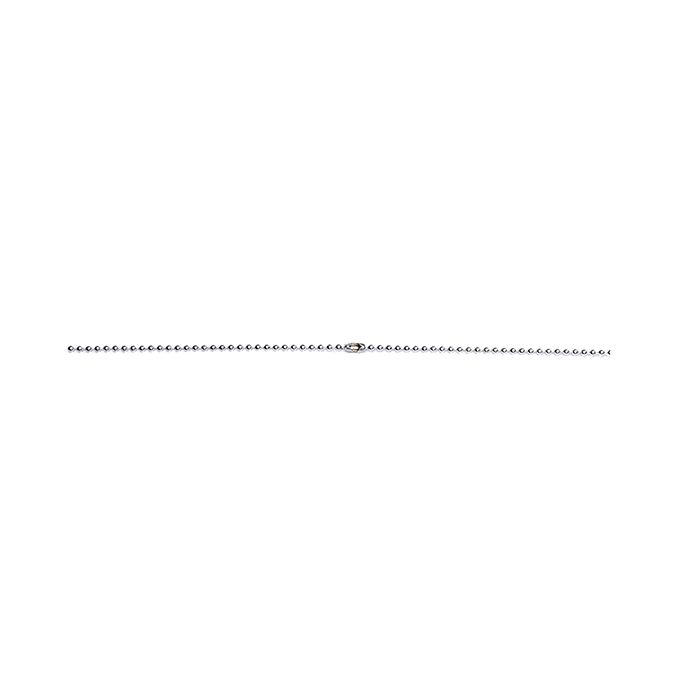 Edelstahl Kugelkette 1,6 mm 1 St = 75cm 1 St 2110-20797 4016490857686  