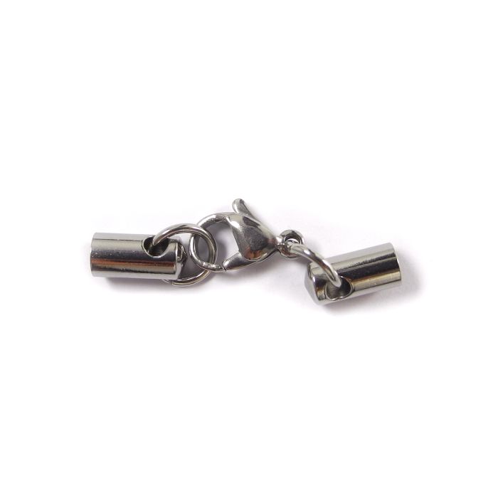 Edelstahl Karab.m.Endteil Lochgröße 4 mm