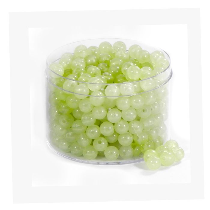 Perle leuchtet unter Schwarzlicht 6 mm 1 Dose = 50gr.