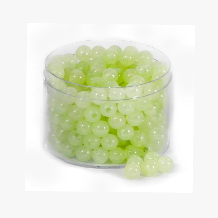 Perle leuchtet unter Schwarzlicht 8 mm 1 Dose = 50gr.