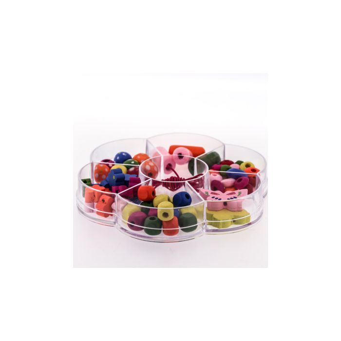 Holzperlenbox bunt 1 Box 3073-00505 4016490849681  