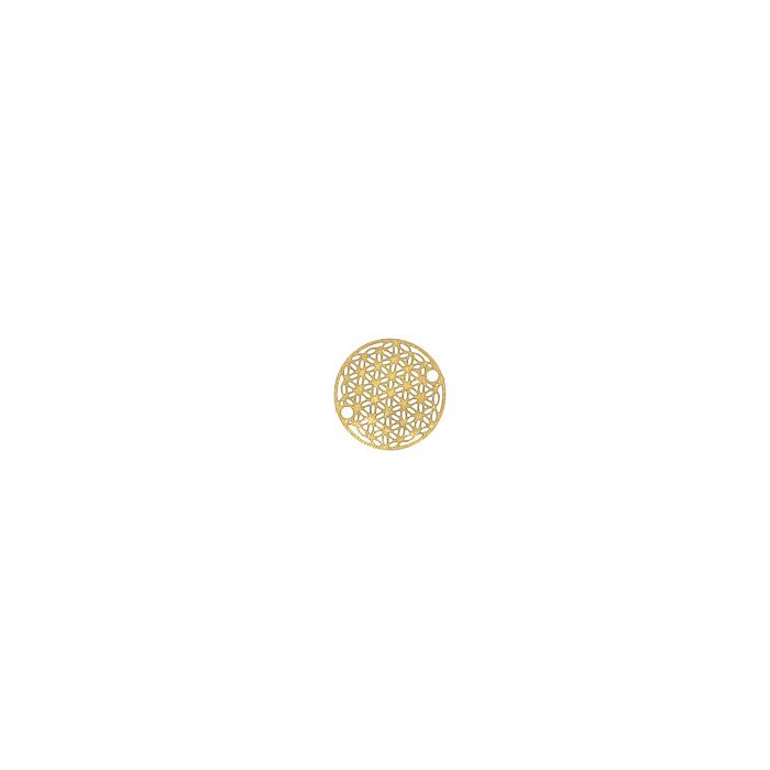 Metallzwischenteil rund goldfb. 18 mm, Bild 1 von 3