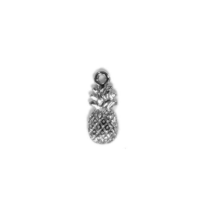 Metallanhänger Ananas platinfb. 20x8 mm 30St 3447-20911 4016490890157  