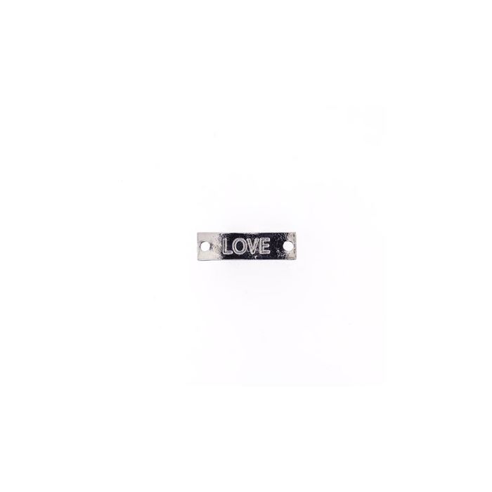 Metallzwischenteil Love platinfb. 33x9 mm 30St 3456-33911 4016490890249  