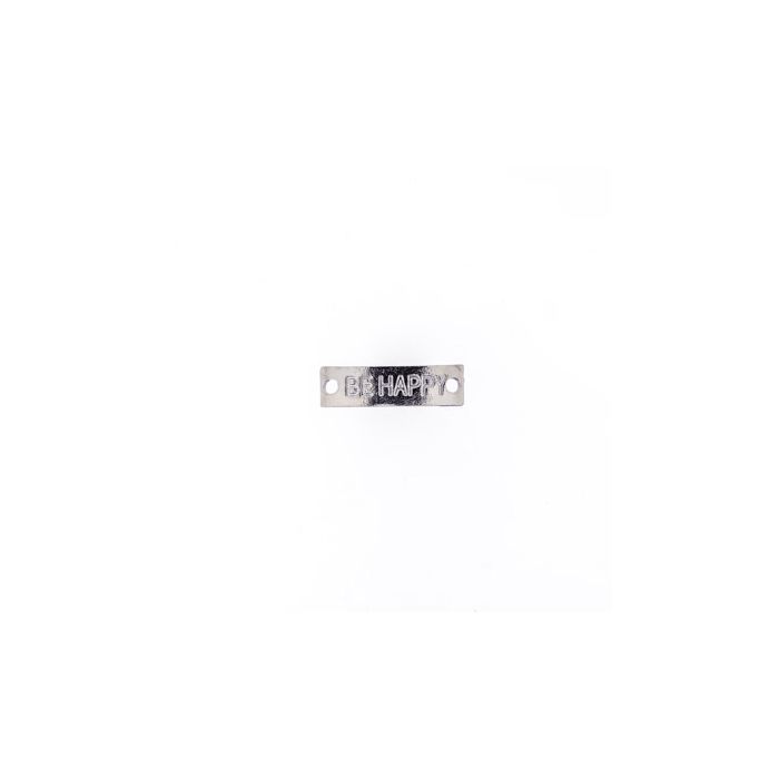 Metallzwischenteil Be Happy platinfb. 33x9 mm 30St 3457-33911 4016490890256  