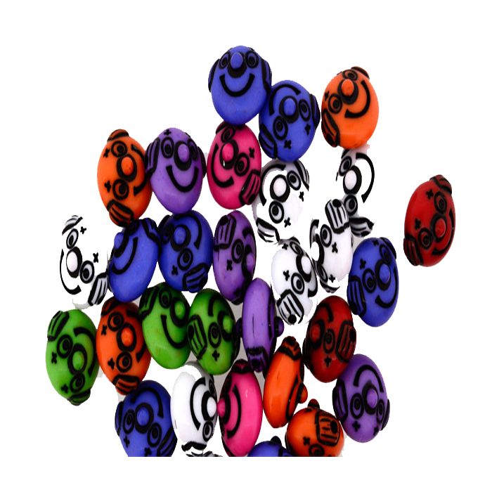 Clownperle Mix 14 mm Lochgröße 1,5 mm
