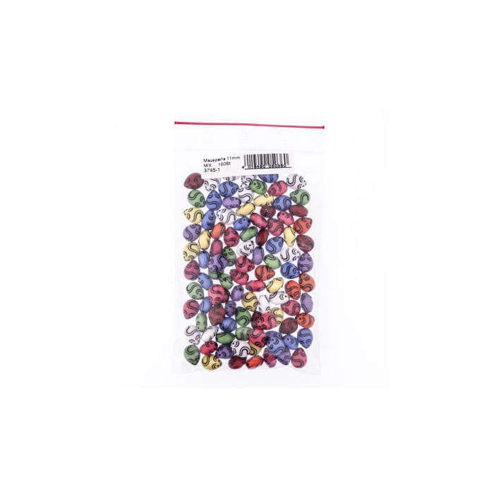Mausperle Mix 11 mm Lochgröße 1,5 mm 10 St 3745 4016490049975  
